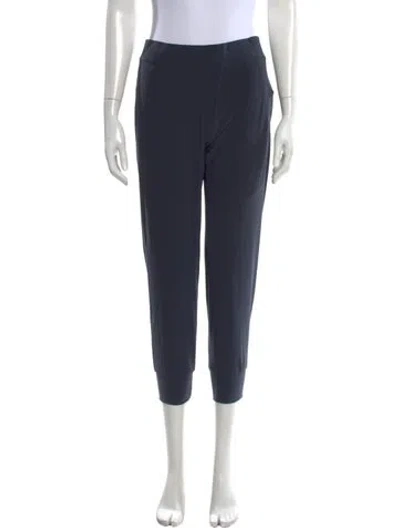 Pre-owned Norma Kamali Straight Leg Pants In Black