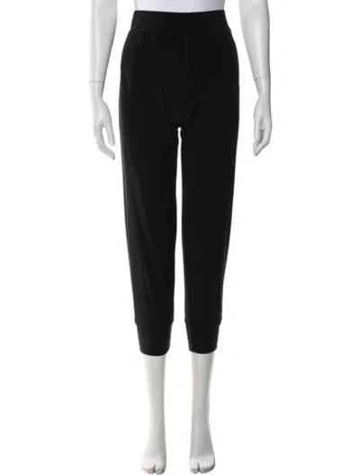 Pre-owned Norma Kamali Straight Leg Pants In Black