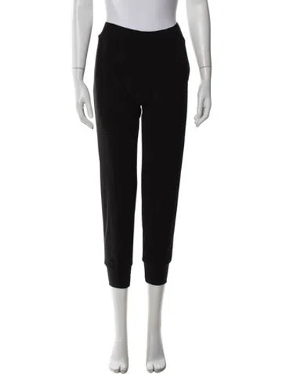 Pre-owned Norma Kamali Straight Leg Pants In Black