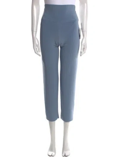 Pre-owned Norma Kamali Straight Leg Pants In Blue