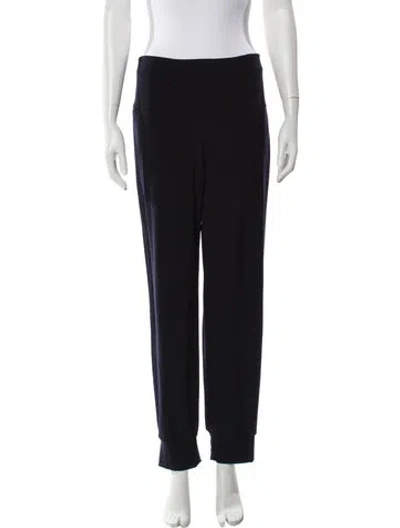 Pre-owned Norma Kamali Straight Leg Pants In Blue