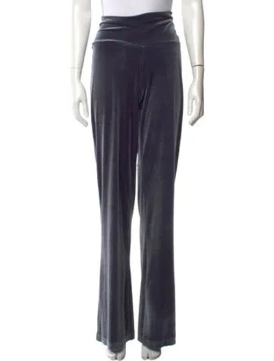 Pre-owned Norma Kamali Straight Leg Pants In Blue