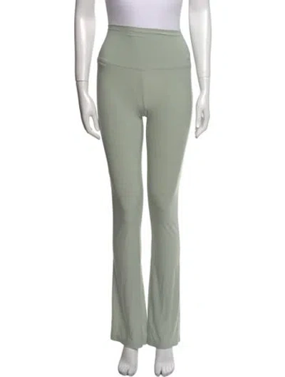 Pre-owned Norma Kamali Straight Leg Pants In Green