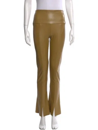 Pre-owned Norma Kamali Straight Leg Pants In Neutral