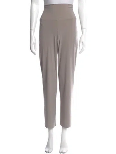 Pre-owned Norma Kamali Straight Leg Pants In Neutral