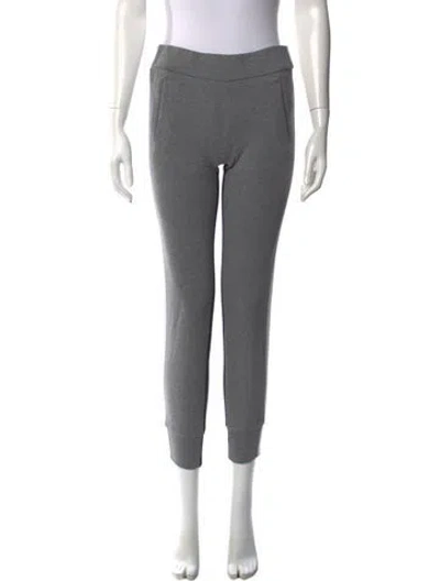 Pre-owned Norma Kamali Straight Leg Pants In Neutrals