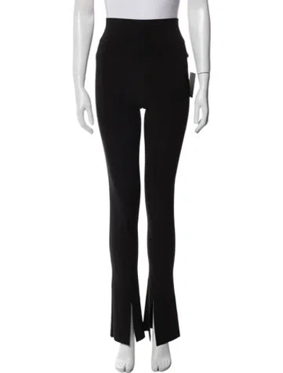 Pre-owned Norma Kamali Straight Leg Pants W/ Tags In Black