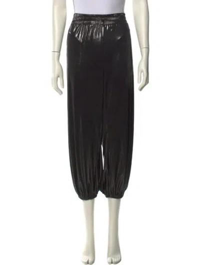 Pre-owned Norma Kamali Straight Leg Pants W/ Tags In Black
