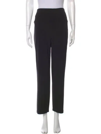 Pre-owned Norma Kamali Straight Leg Pants W/ Tags In Black
