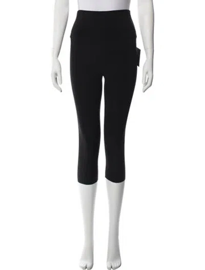 Pre-owned Norma Kamali Straight Leg Pants W/ Tags In Black