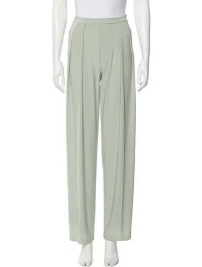 Pre-owned Norma Kamali Straight Leg Pants W/ Tags In Green