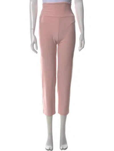 Pre-owned Norma Kamali Straight Leg Pants W/ Tags In Pink