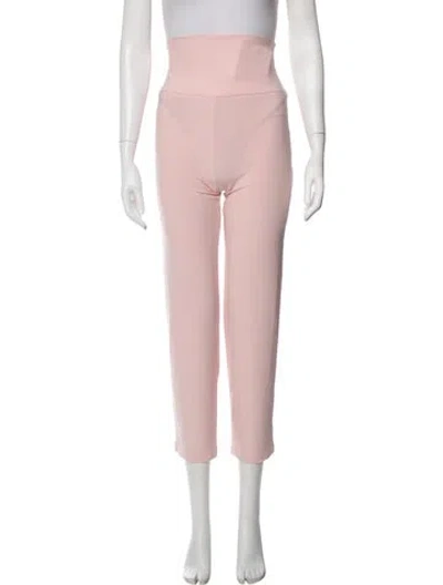 Pre-owned Norma Kamali Straight Leg Pants W/ Tags In Pink