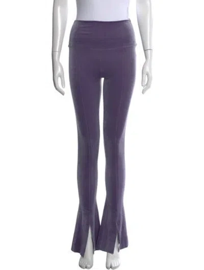 Pre-owned Norma Kamali Straight Leg Pants W/ Tags In Purple
