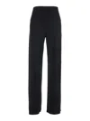 Norma Kamali Straight Pants In Black