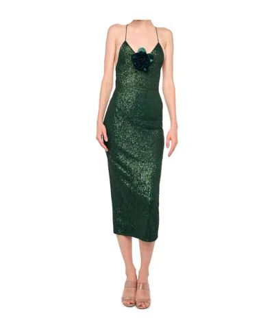 Norma Kamali Straight Skirt To Midcalf In Green