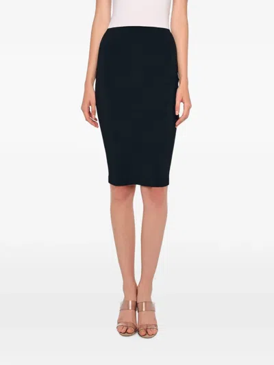 Norma Kamali Straight-cut High-waist Midi Skirt In Multi