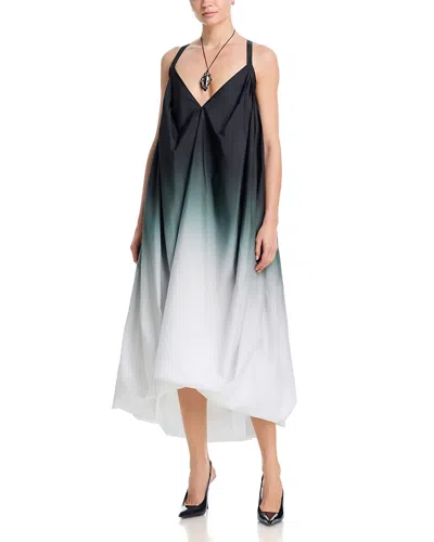 Norma Kamali Strap Bubble Dress In Multi