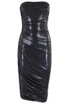 Norma Kamali Diana Strapless Dress In Black