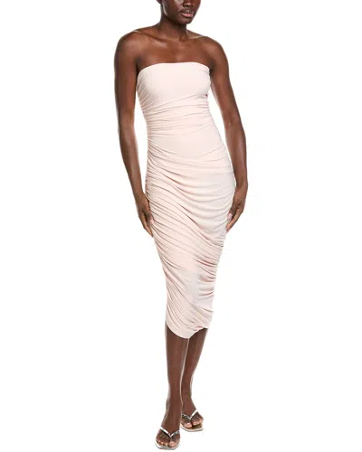 Norma Kamali Strapless Diana Gown In Neutral