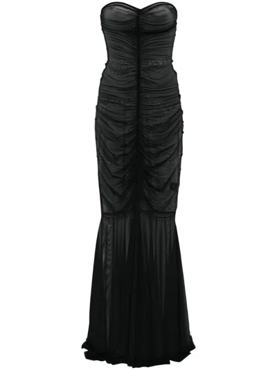 Norma Kamali 'strapless' Dress In Black