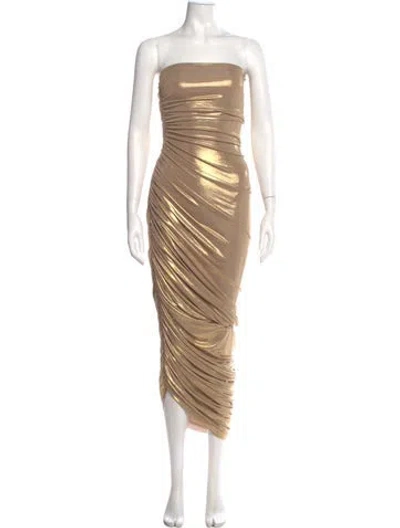 Pre-owned Norma Kamali Strapless Long Dress