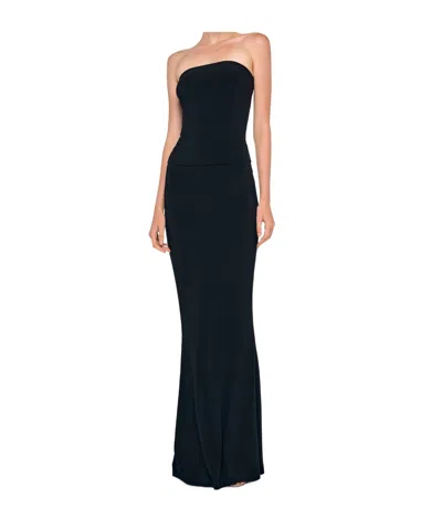 Norma Kamali Strapless Maxi Dress In Multi