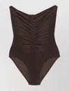 Norma Kamali Strapless Ruched Front Mio