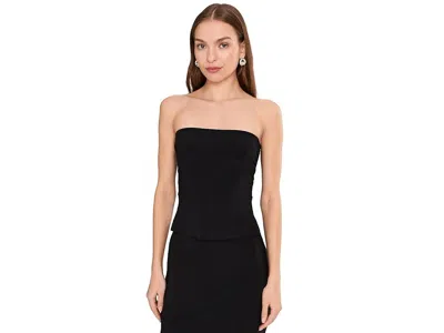 Norma Kamali Strapless Top In Black
