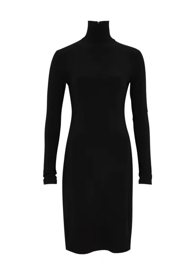 Norma Kamali Stretch-jersey Dress In Black