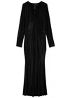Norma Kamali Stretch-jersey Maxi Dress In Black