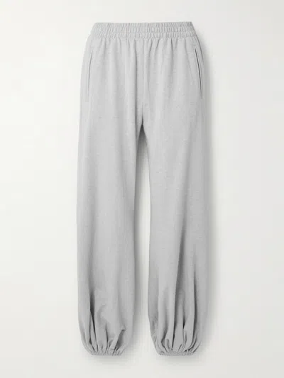 Norma Kamali Boyfriend Puff Jog Pant In White
