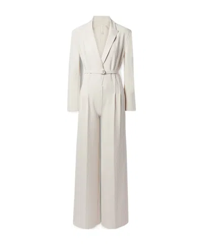 Norma Kamali Stretch-jersey Jumpsuit In White