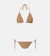 Norma Kamali String Bikini In Brown