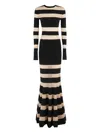Norma Kamali Spliced Dress Fishtail Gown In Black