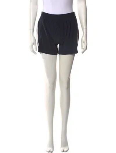 Pre-owned Norma Kamali Striped Mini Shorts W/ Tags In Multi