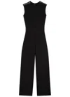 Norma Kamali Kamali Kulture Shirred Waist Jumpsuit Black In Black
