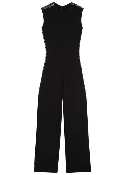 Norma Kamali Kamali Kulture Shirred Waist Jumpsuit Black