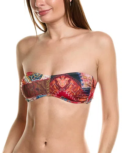 Norma Kamali Sunglass Bikini Top In Red