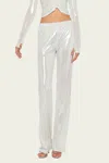 Norma Kamali Sweatpant In Pearl In White