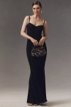 Norma Kamali Underwire Fishtail Gown In Black
