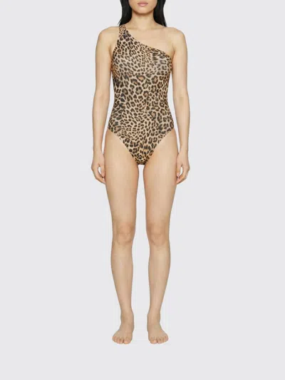 Norma Kamali Swimsuit  Woman Color Multicolor In Animal Print