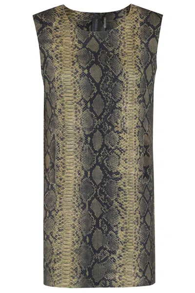 NORMA KAMALI TAILORED SLEEVELESS DRESS