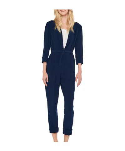 Norma Kamali Tapered Leg Jumpsuit In Black