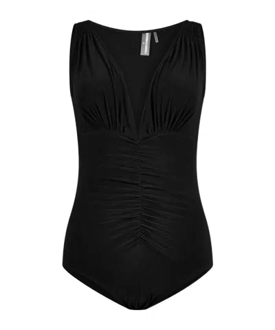 Norma Kamali Tara Bodysuit In Black