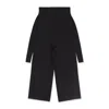 Norma Kamali Tie Front All In One Stapless Black Jumpsuits & Rompers In Black
