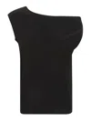 Shop Norma Kamali Top In Black