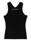 Norma Kamali Black Sleeveless Tank Top In Black