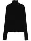 Norma Kamali High-neck Top In Black
