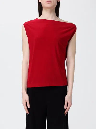 Norma Kamali Top  Woman Color Red